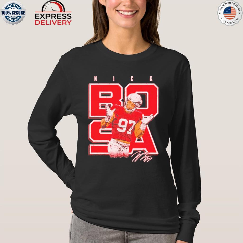 Official nick Bosa San Francisco 49ers shrugs shirt, hoodie