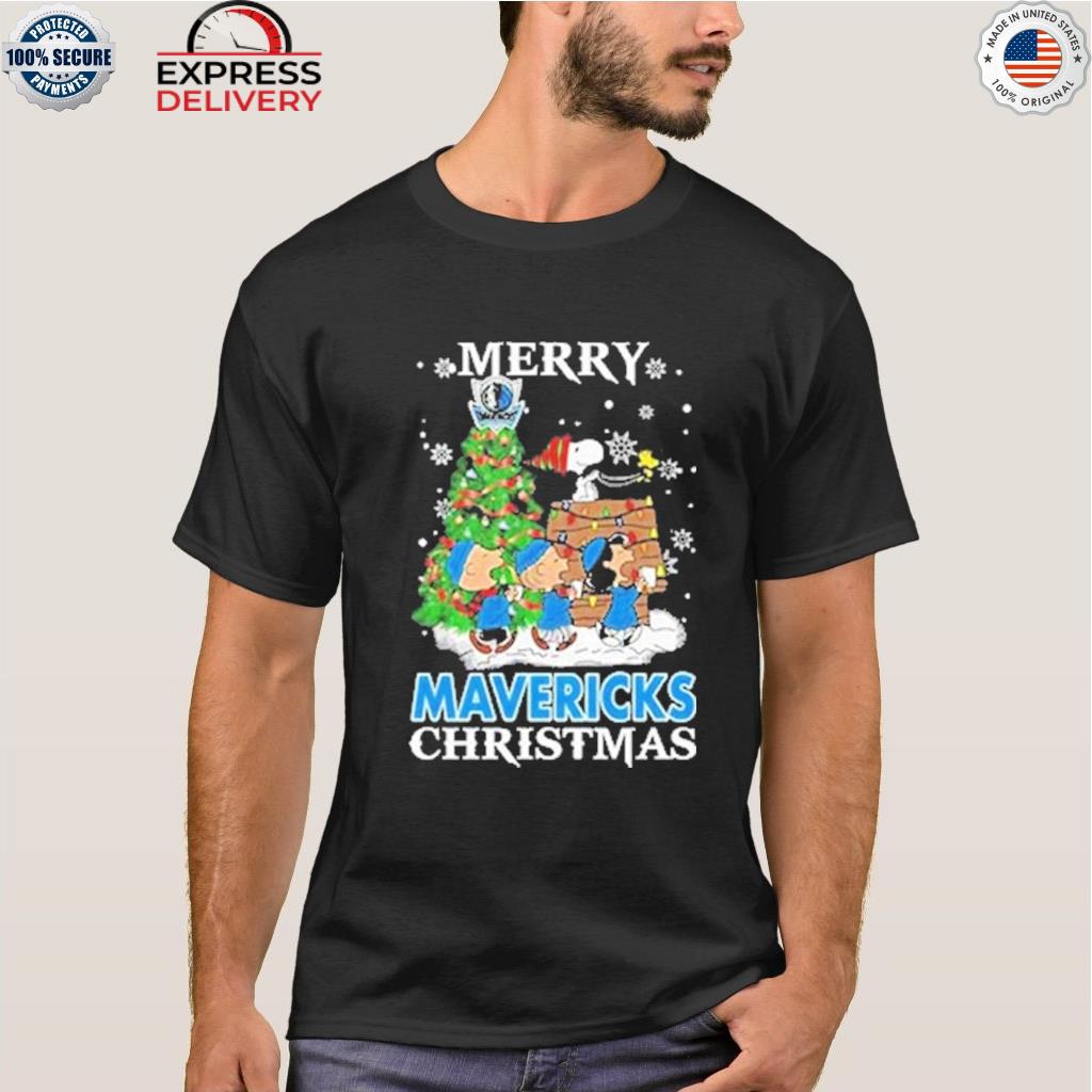 Snoopy and friends Dallas mavericks merry Christmas sweater