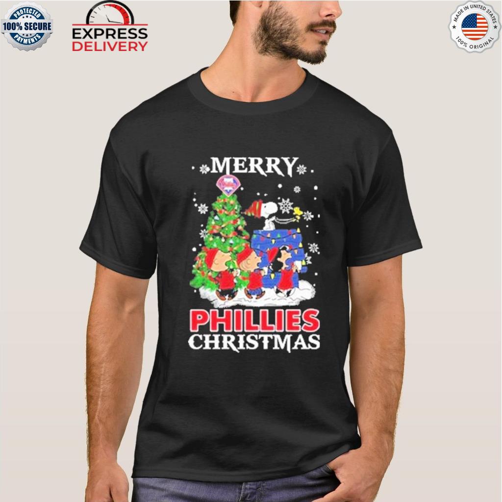 Snoopy and friends philadelphia phillies merry Christmas sweater