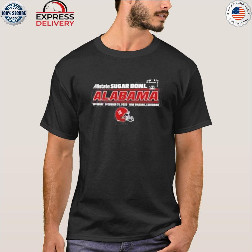 Sugar bowl 2022 alabama team helmet shirt