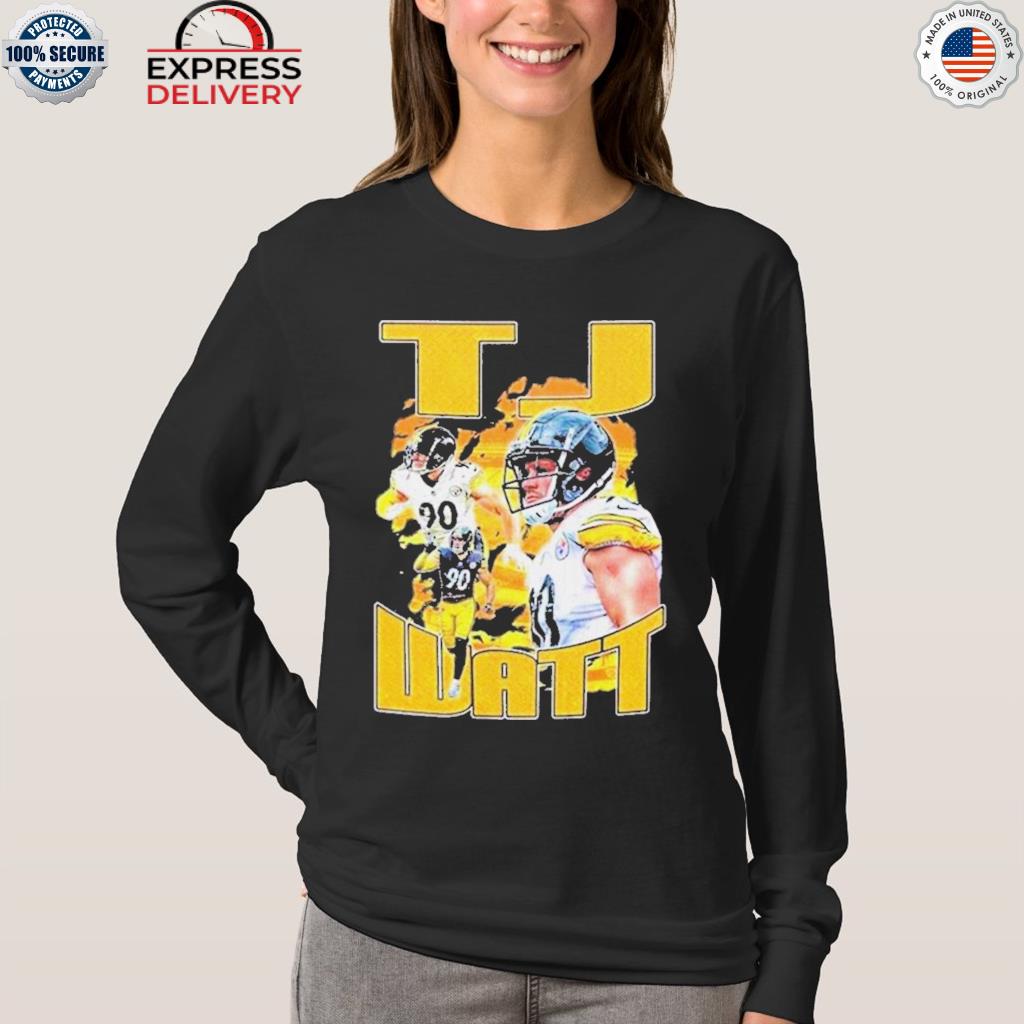 T.J Watt 90 Pittsburgh Steelers t-shirt, hoodie, sweater, long