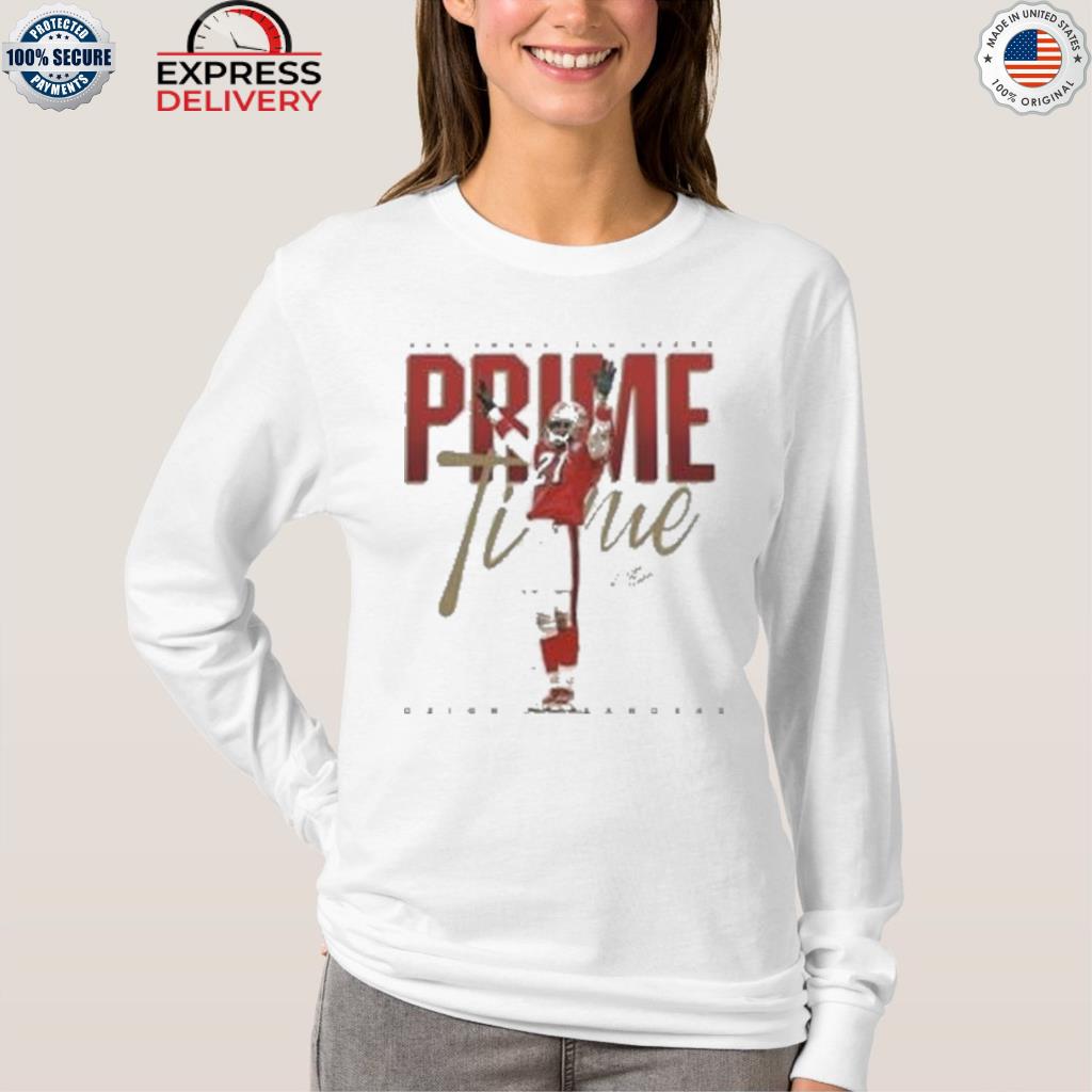Trendy san francisco 49ers brock purdy prime time shirt, hoodie, sweater,  long sleeve and tank top