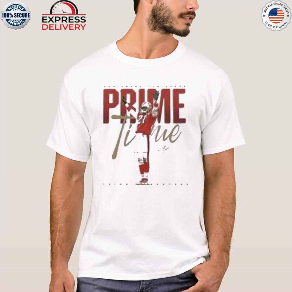 Trendy san francisco 49ers brock purdy prime time shirt, hoodie, sweater,  long sleeve and tank top