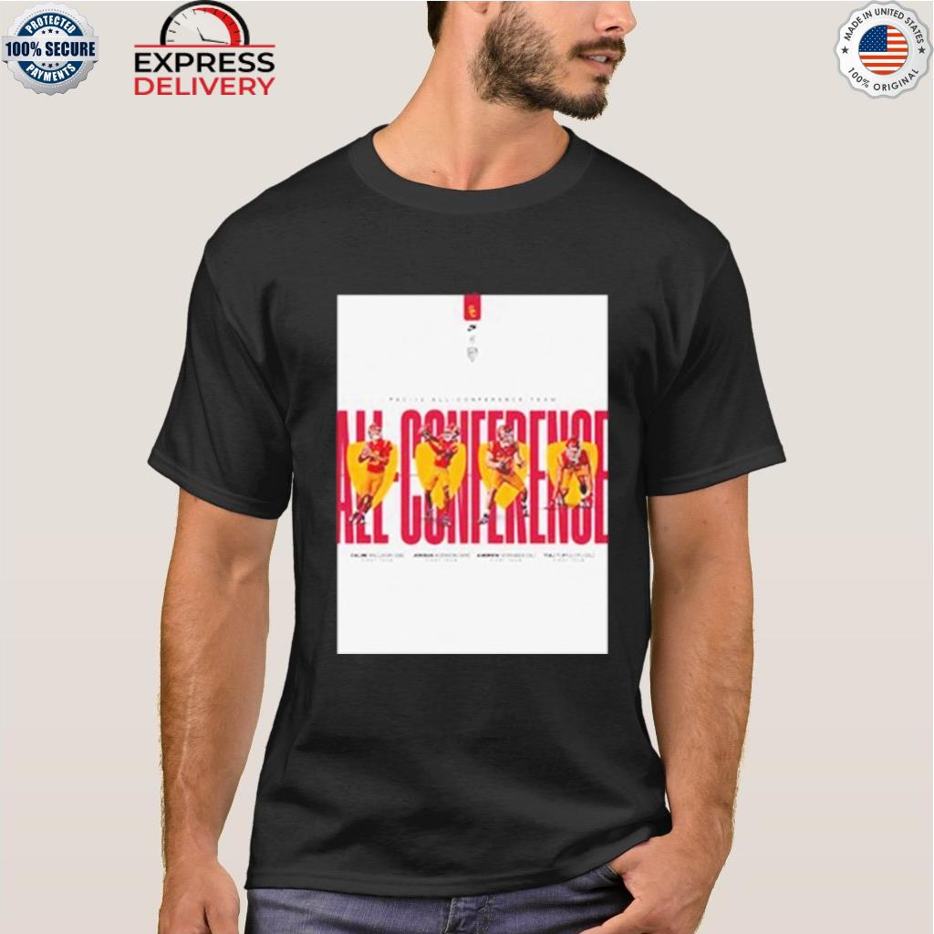 Usc football pac 12 all conference team shirt