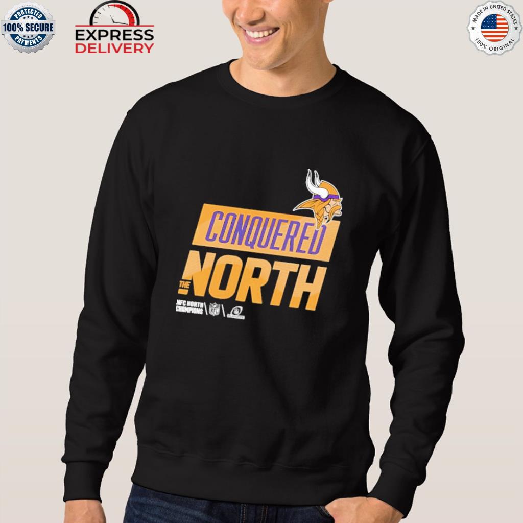 Vikings conquered the north 2022 nfc champions shirt, hoodie, sweater, long  sleeve and tank top