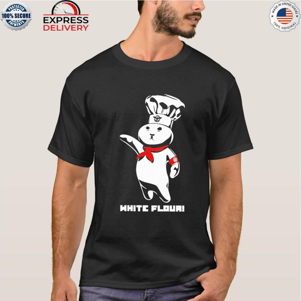White flour shirt