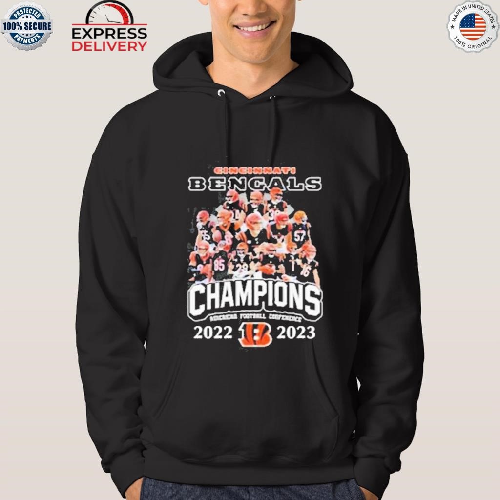 2022-2023 afc champions cincinnati bengals team shirt, hoodie, sweater,  long sleeve and tank top