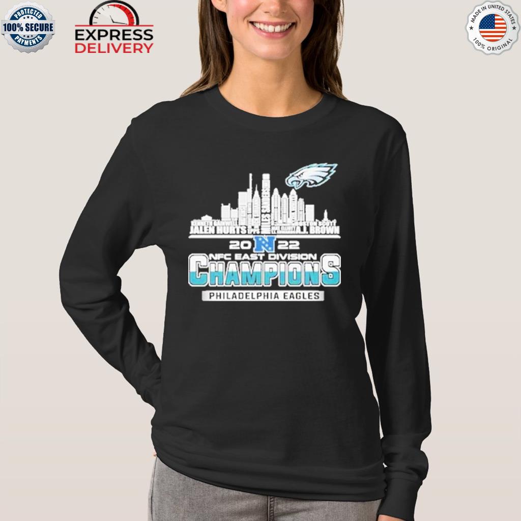 2022 nfc east division champions philadelphia eagles players names shirt,  hoodie, sweater, long sleeve and tank top