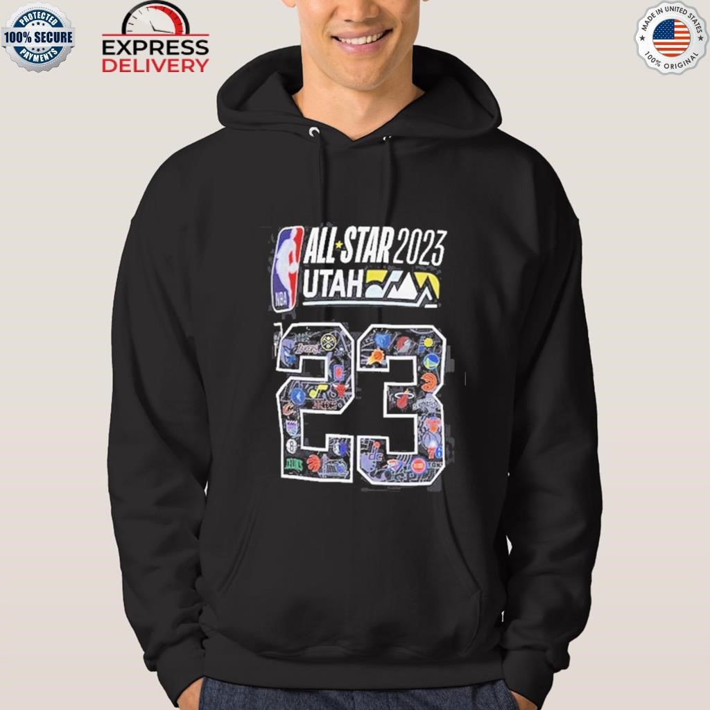 2023 Nba All-Star Game Chenille Fleece Long Sleeve T Shirt - Tiotee