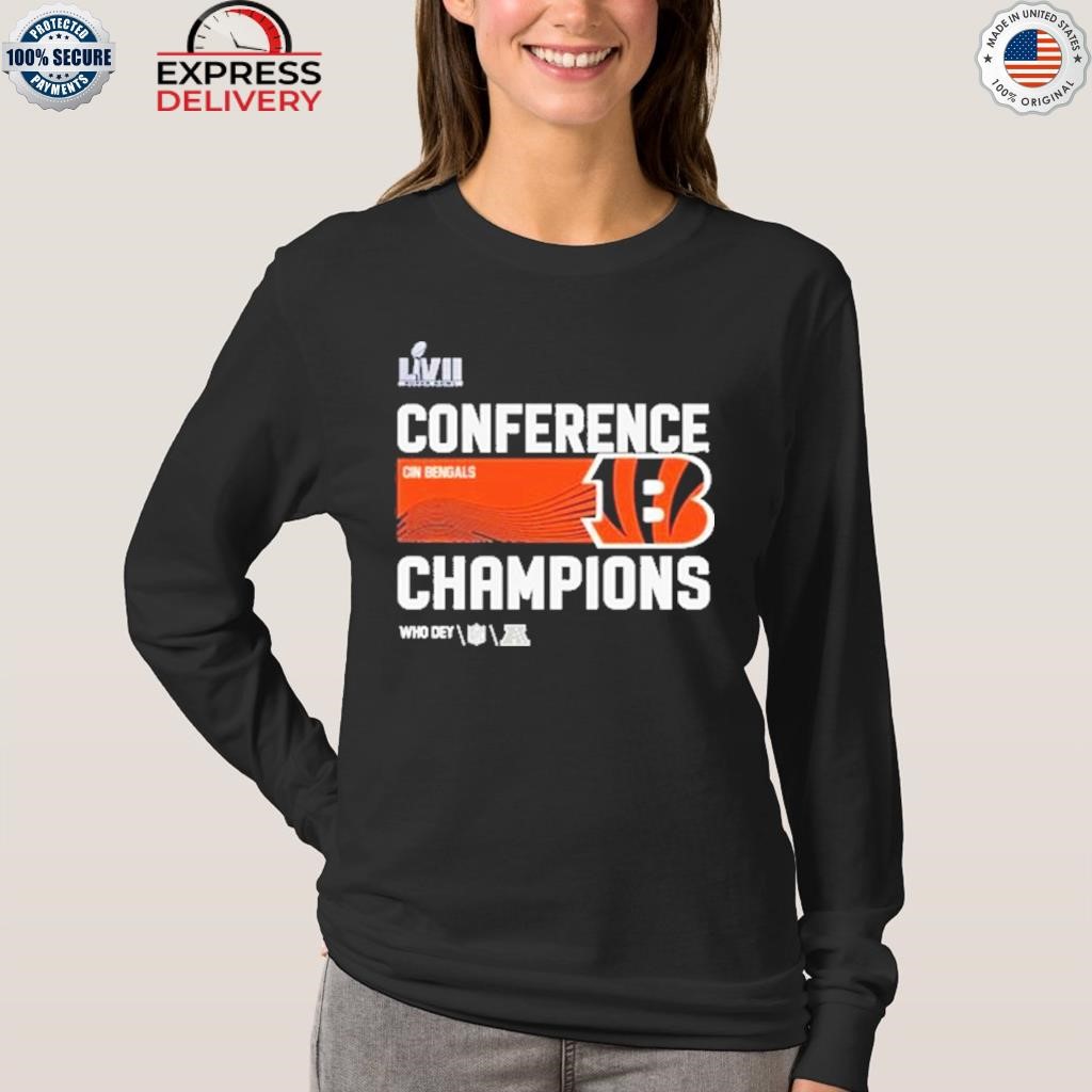 Cincinnati Bengals AFC Conference Champions Who Dey T-Shirt