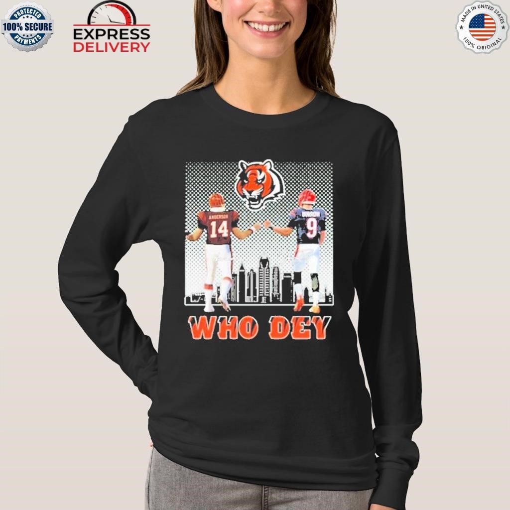 Burrow Who Dey Joe Cincinnati Bengals Shirt