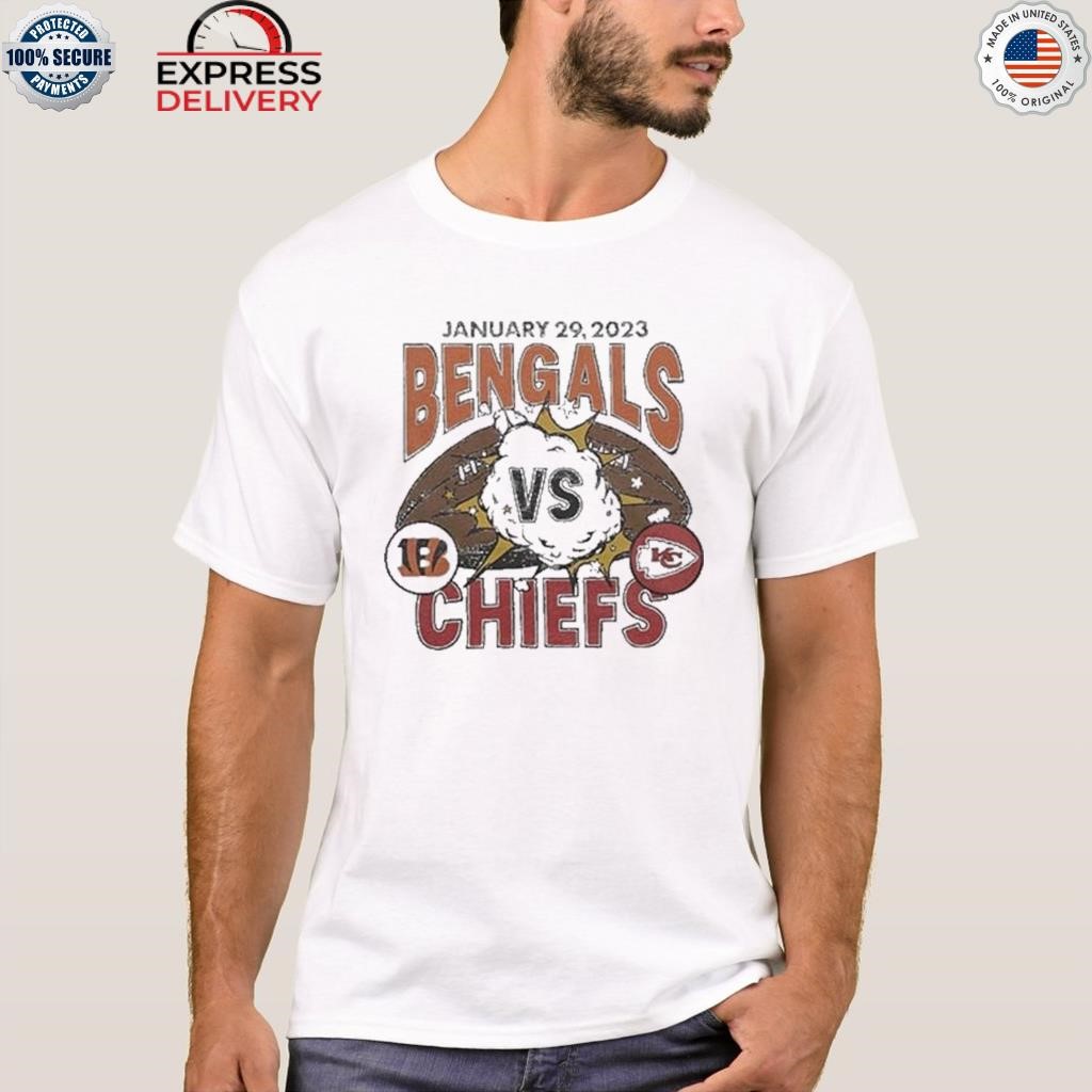 Cincinnati bengals vs Kansas city Chiefs january 29 2023 shirt