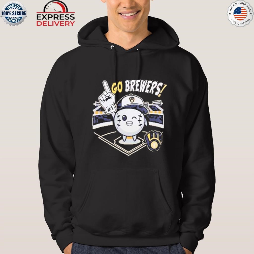 Infant Milwaukee Brewers Gold Ball Boy Go Brewers Shirt, hoodie, sweater,  long sleeve and tank top