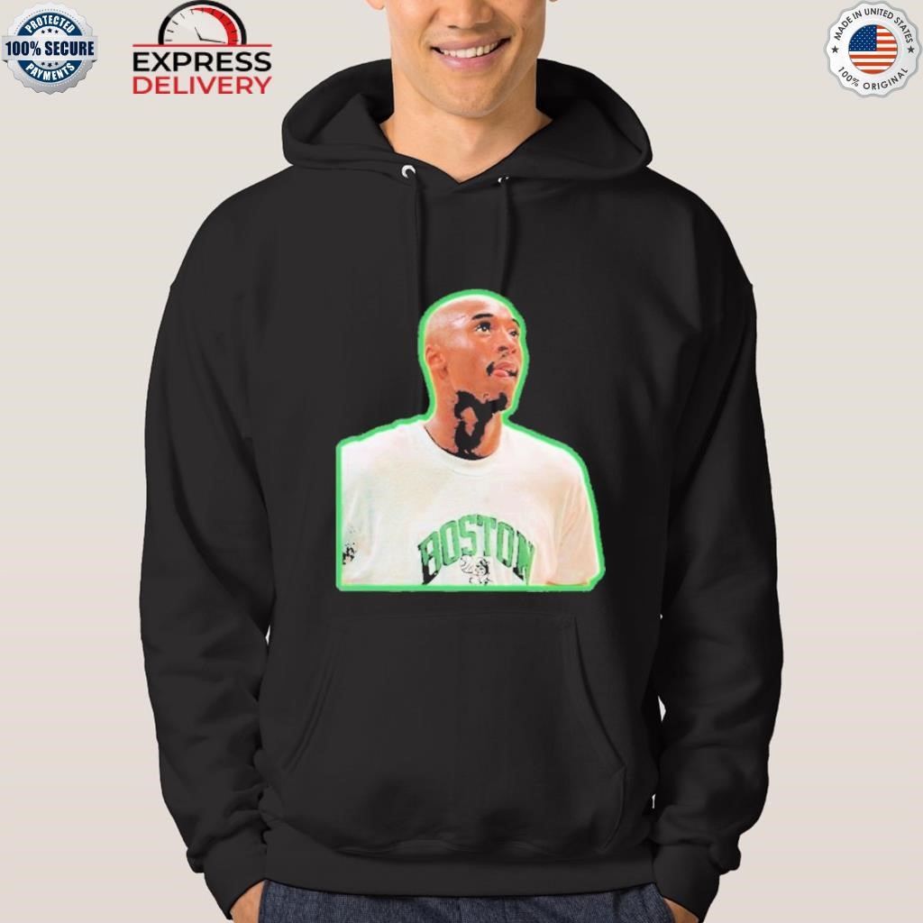 Kobe Bryant in Boston Celtics gear photo shirt, hoodie, sweater, long  sleeve and tank top