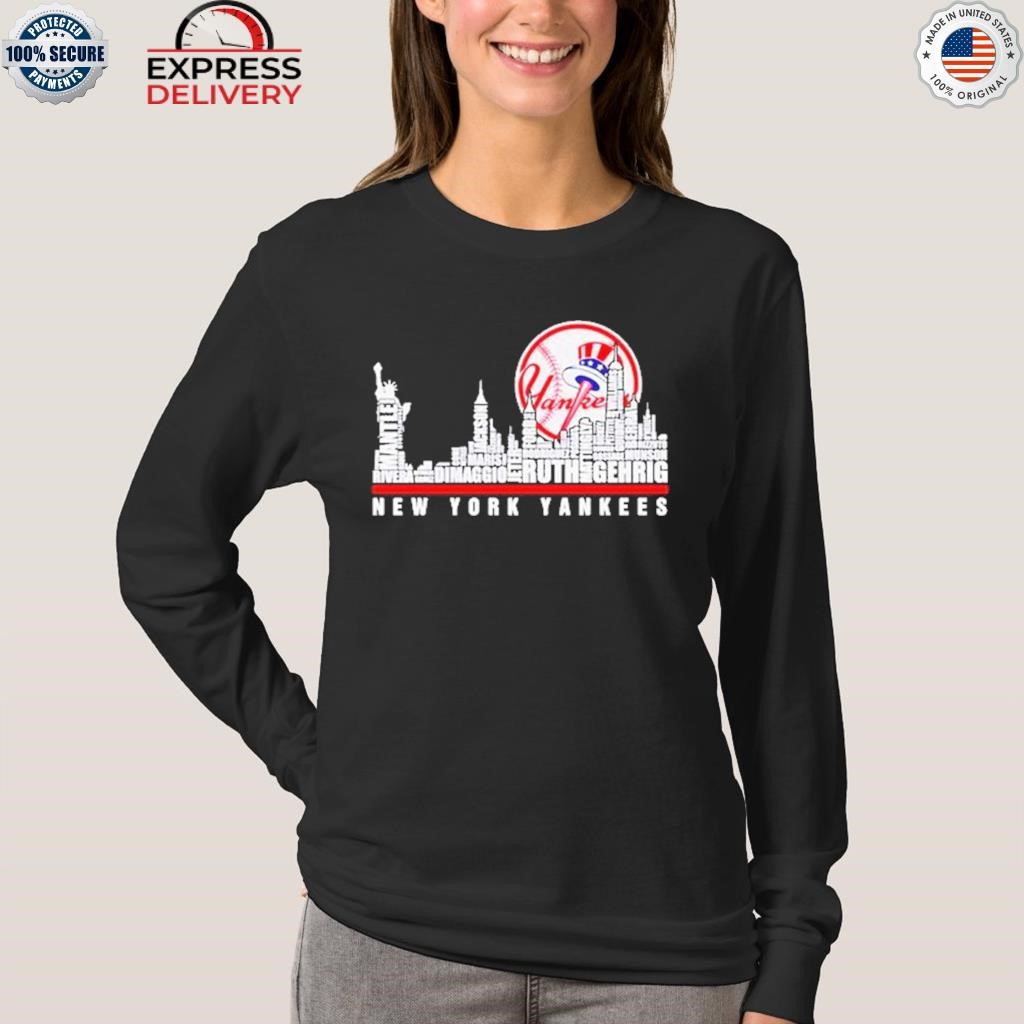 New York Yankees Skyline Player Names 2023 Shirt, hoodie, sweater, long  sleeve and tank top