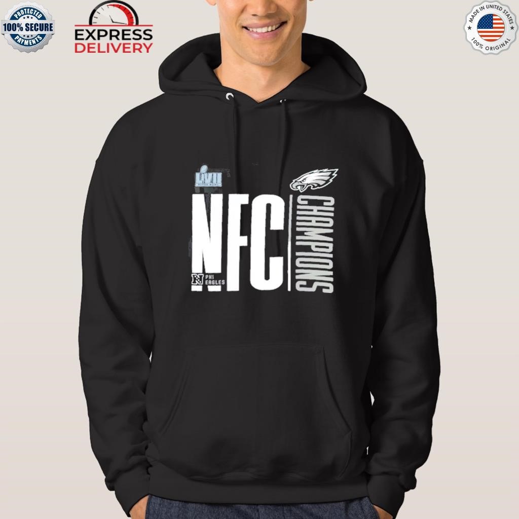 Top Nike Philadelphia Eagles 2023 NFC Champions Shirt, hoodie