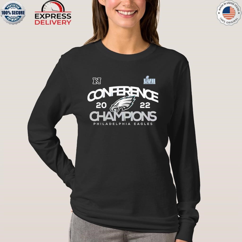 PHILADELPHIA EAGLES MEN'S NFC CONFERENCE CHAMPIONS SHADOW CAST T-SHIRT