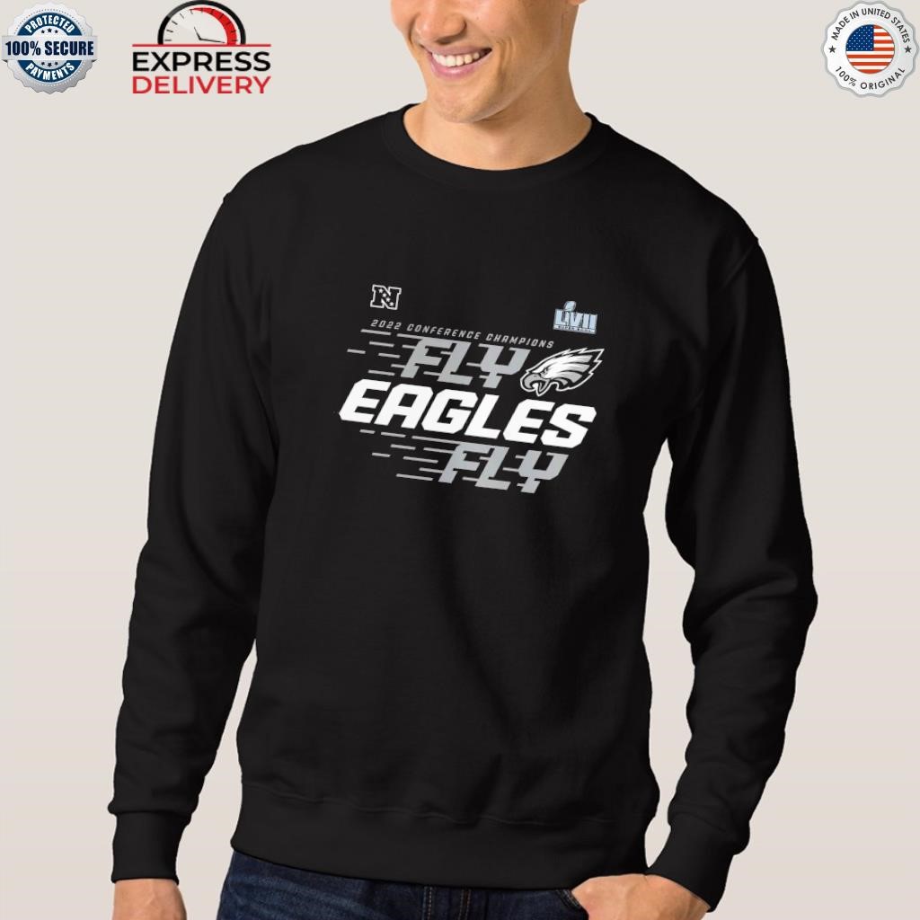 Philadelphia eagles fanatics branded 2022 nfc champions team slogan shirt,  hoodie, sweater, long sleeve and tank top