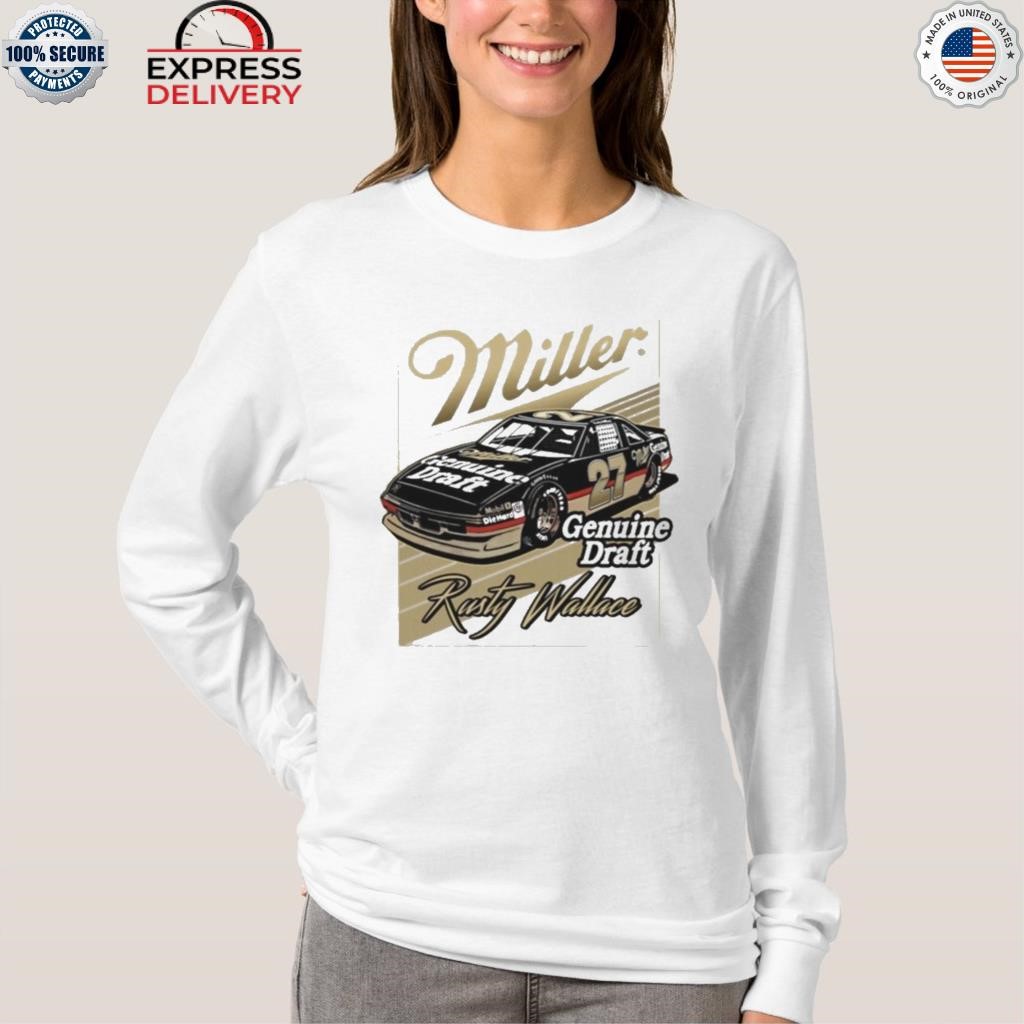 Rusty Wallace Miller Lite Baseball Jersey 