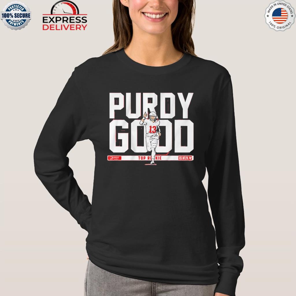 Buy Women's Long Sleeve T-Shirt with Brock Purdy Print #1255017 at