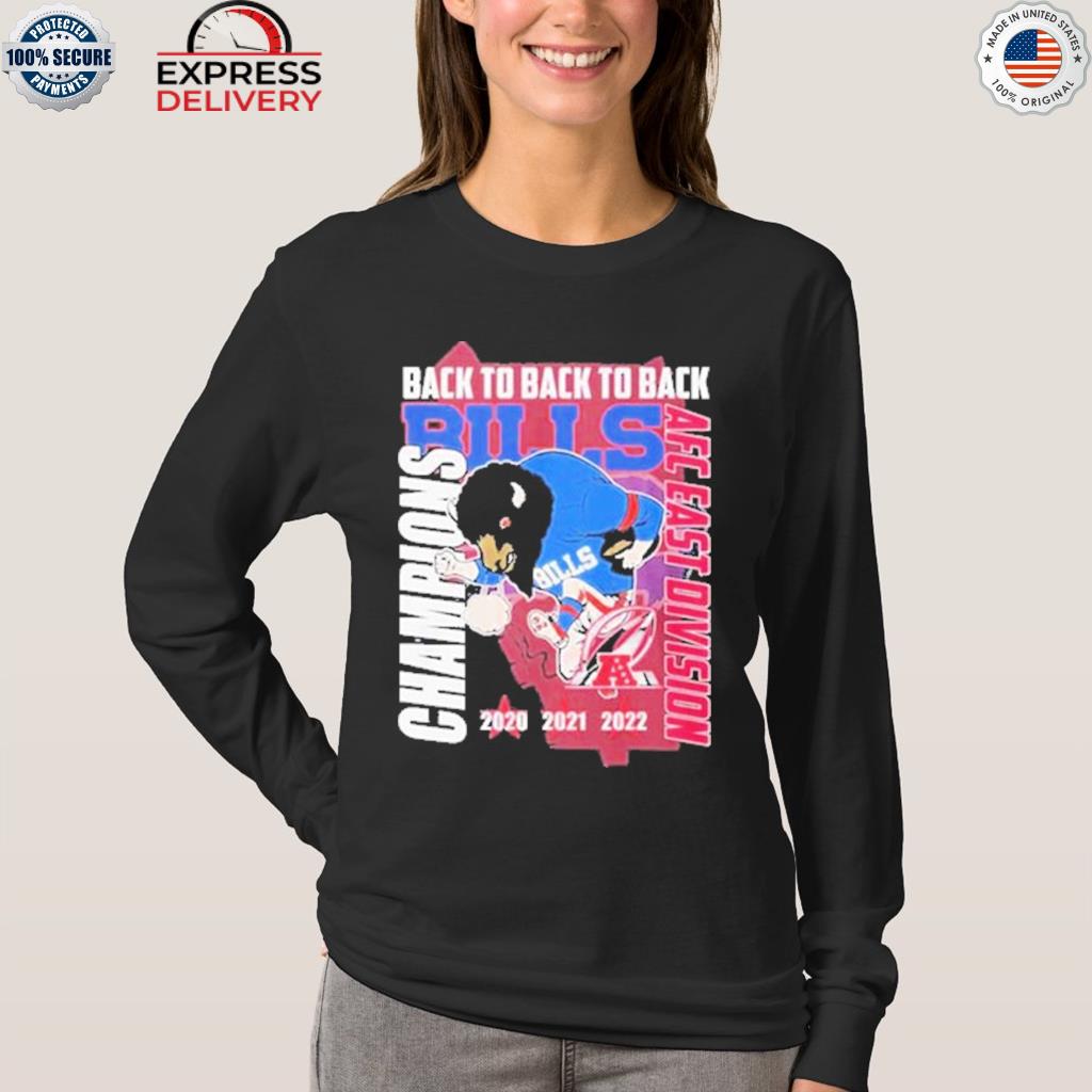 Buffalo Bills Back To Back 2022 AFC East Champions Unisex T-Shirt - REVER  LAVIE