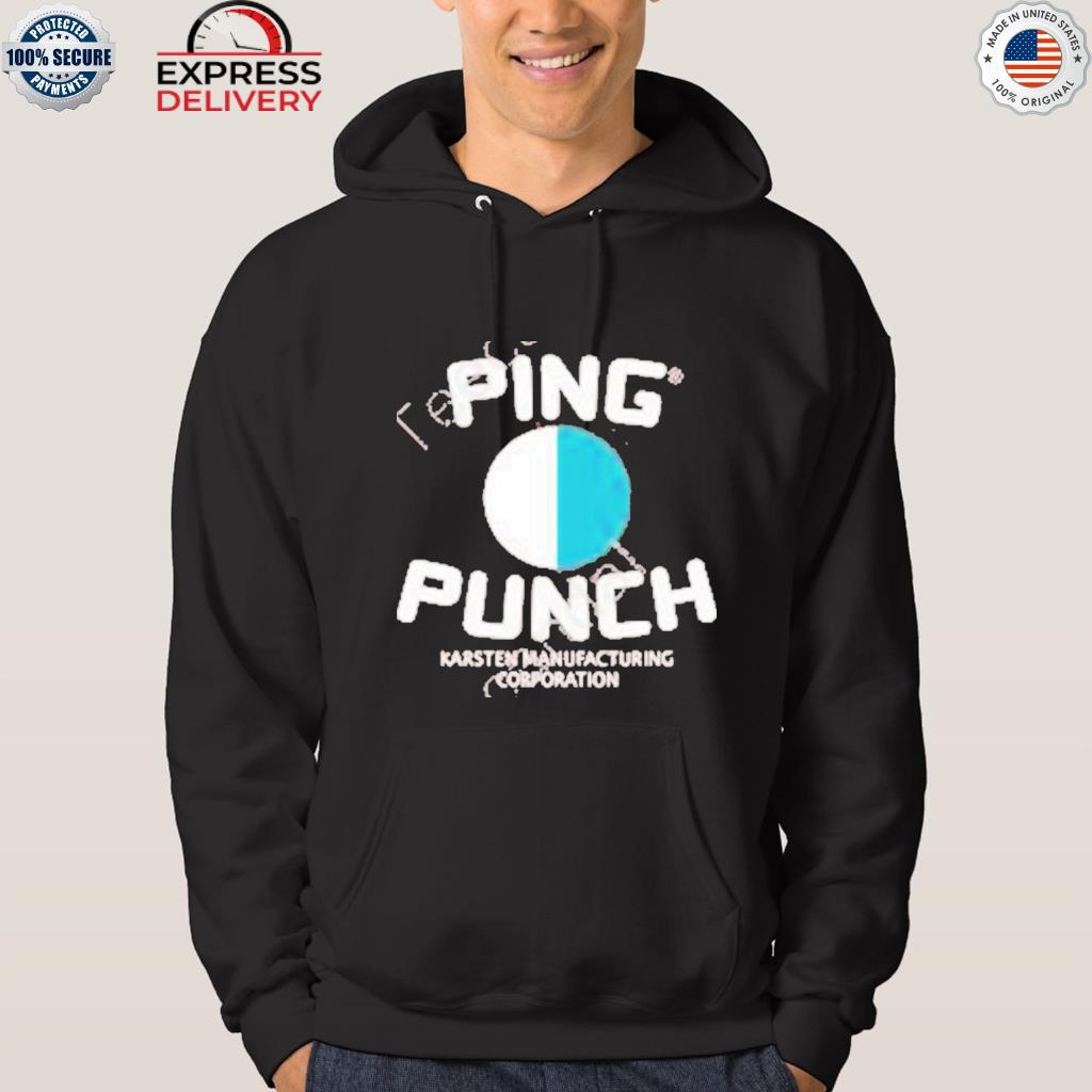 Caddie network ping punch karsten manufacturing corporation shirt