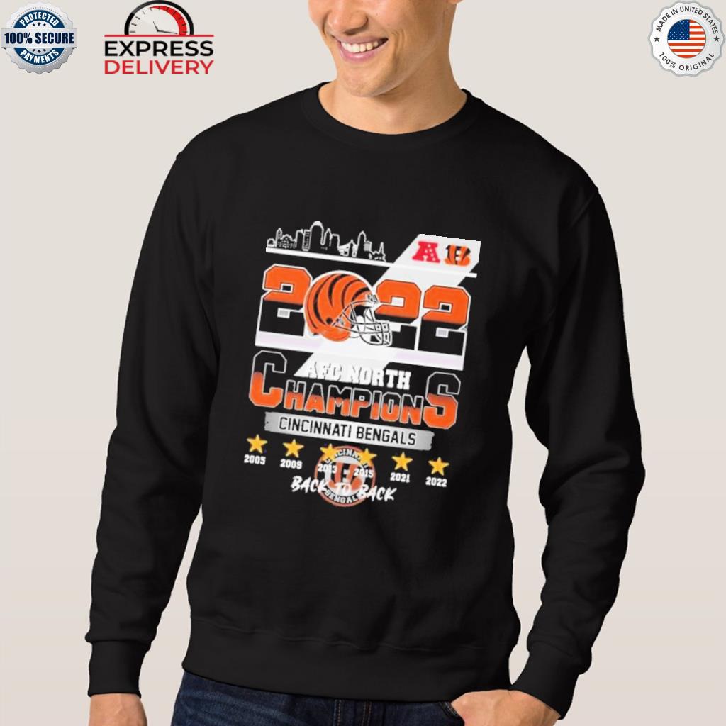 BACK 2 BACK AFC NORTH CHAMPIONS SHIRT