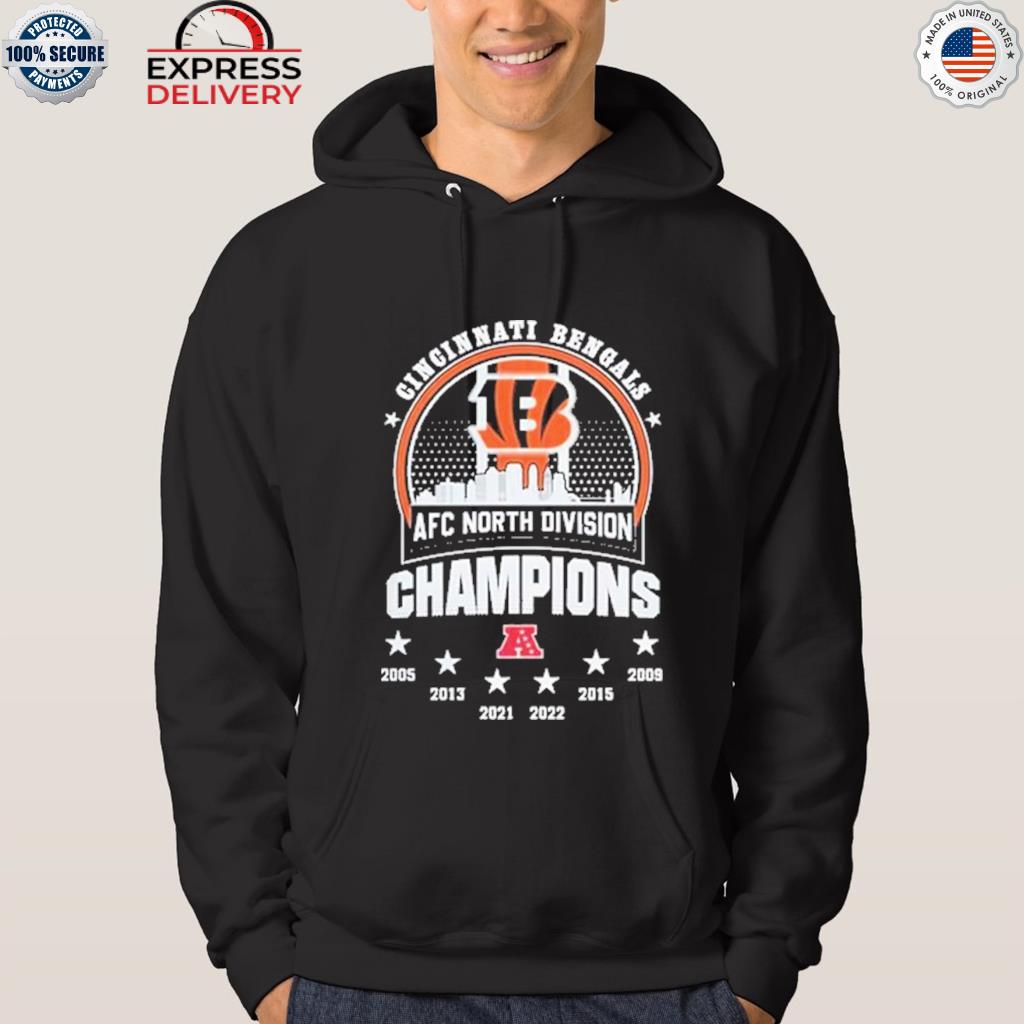 Cincinnati Bengals AFC North Division Champions 2005-2022 shirt