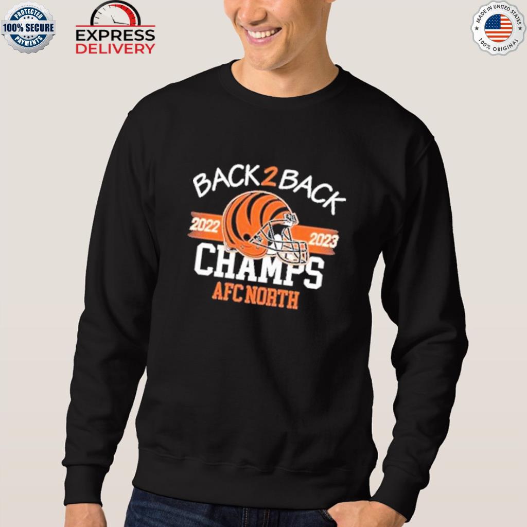 Cincinnati bengals black 2022 afc north division champions divide & conquer  2023 shirt, hoodie, sweater, long sleeve and tank top