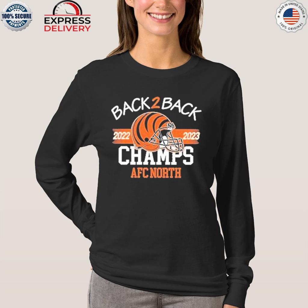 Original Cincinnati Bengals Back 2 Back Champs 2022 2023 Afc North