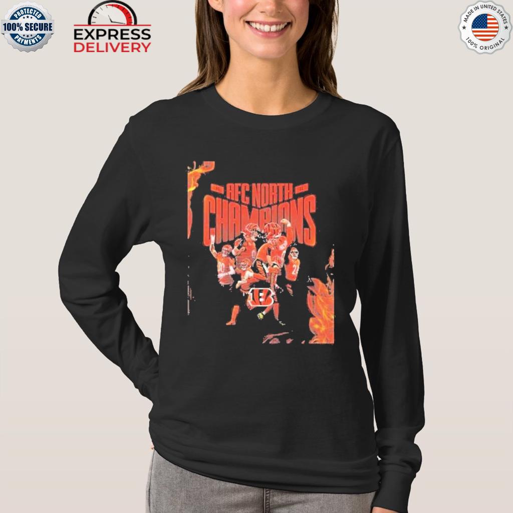 CincinnatI bengals 2022 AFC north champions shirt, hoodie, sweater, long  sleeve and tank top