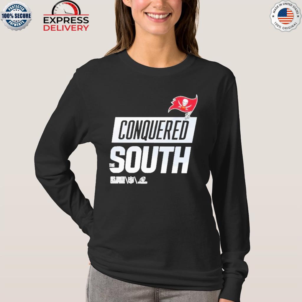 Conquered The South Nfc South Champions Tampa Bay Buccaneers shirt, hoodie,  sweater, long sleeve and tank top