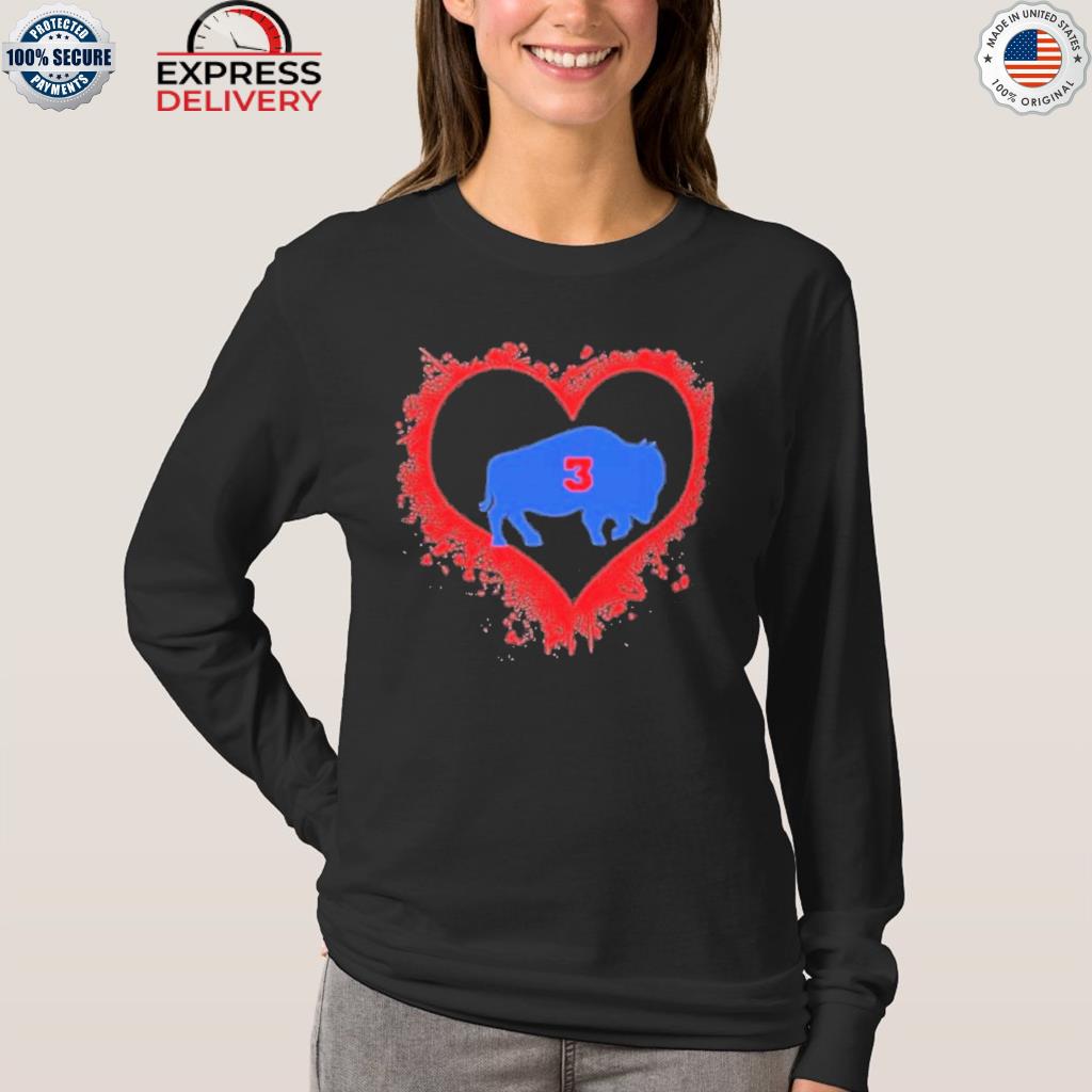 Damar Hamlin Heart 3 shirt, hoodie, sweater, long sleeve and tank top