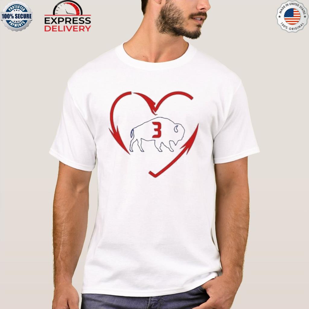 Love For 3 Damar Hamlin T-Shirt - T-shirts Low Price