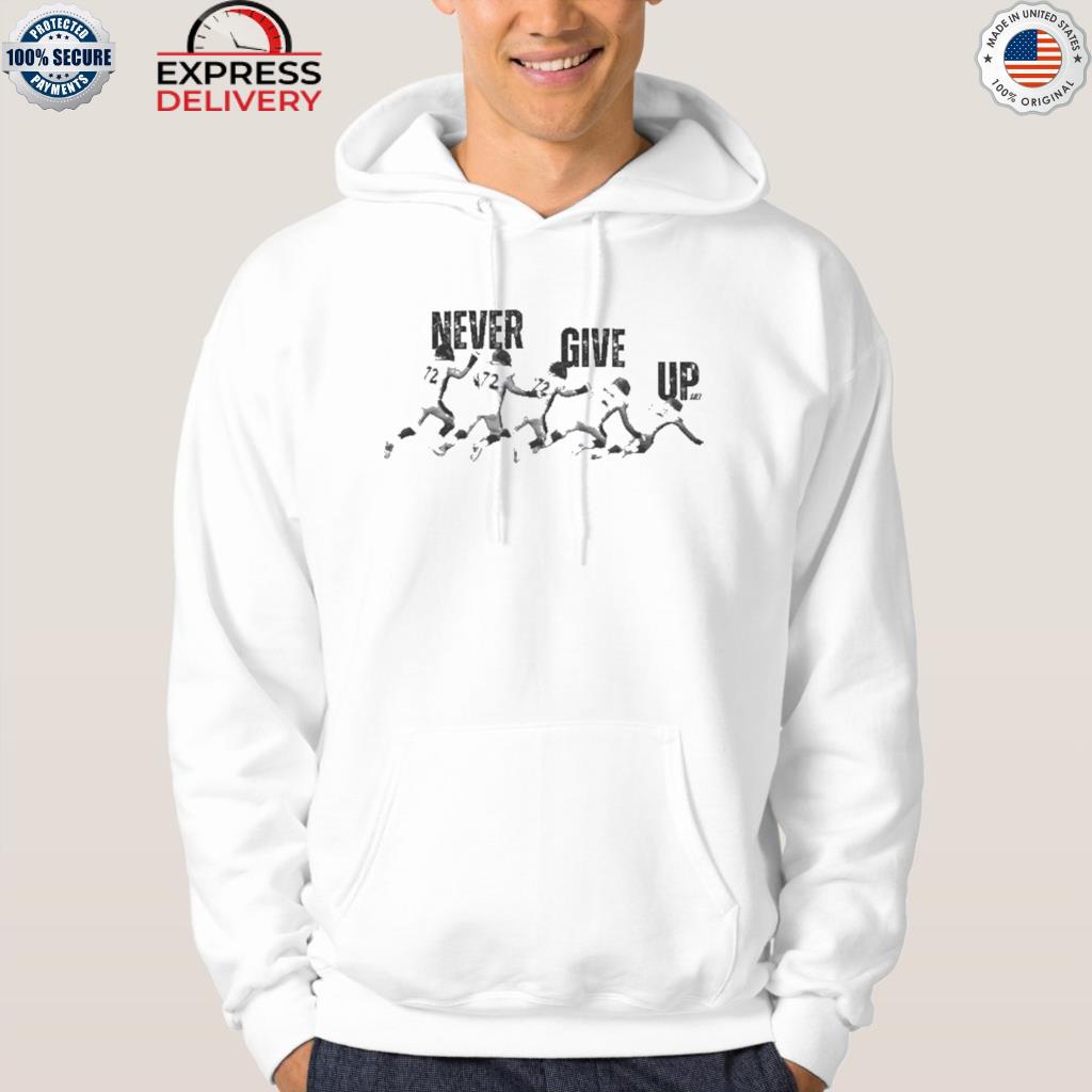 Garett Bolles never give up new shirt, hoodie, sweater, long sleeve and  tank top