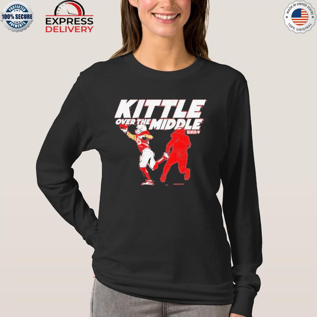 George Kittle Over The Middle 2023 T-shirt, hoodie, sweater, long sleeve  and tank top