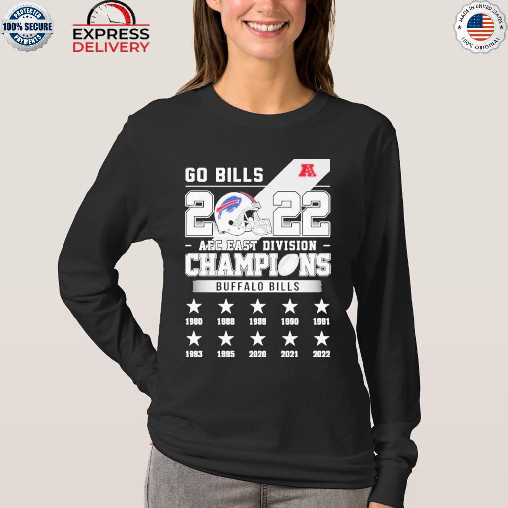 Buffalo Bills back to back 2022 AFC East Champions shirt, hoodie