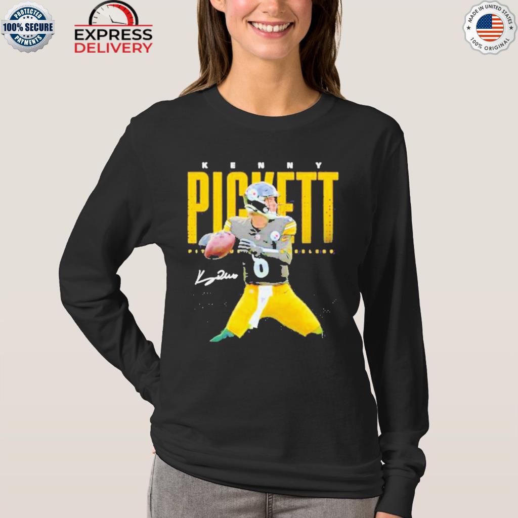 Official Kenny pickett Pittsburgh steelers football signature shirt,  hoodie, sweater, long sleeve and tank top