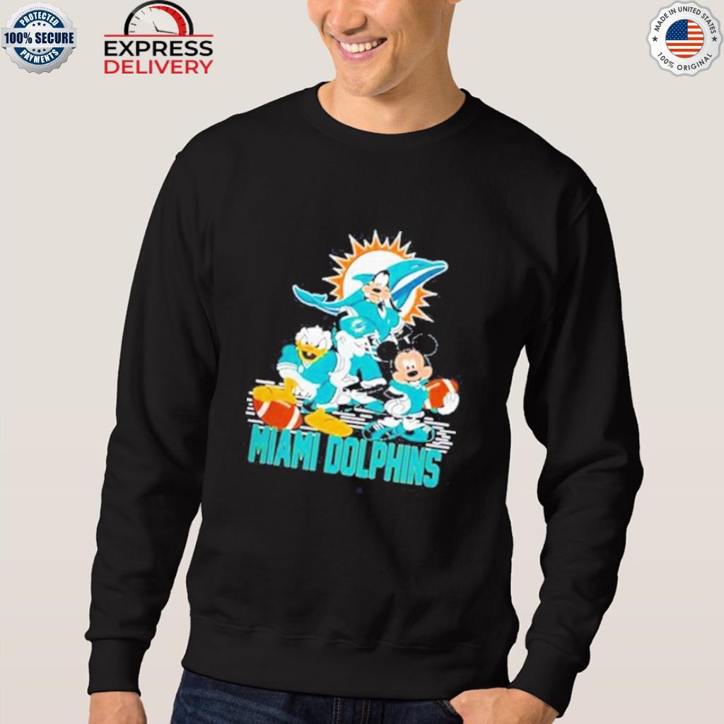 Mickey mouse Donald and Goofy Miami Dolphins football shirt, hoodie,  sweater, long sleeve and tank top