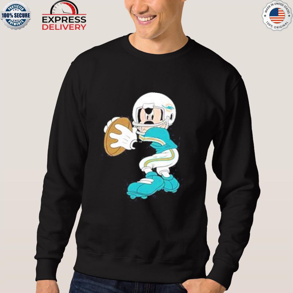 NFL Football Miami Dolphins Pluto Mickey Driving Disney Shirt T Shirt -  Freedomdesign