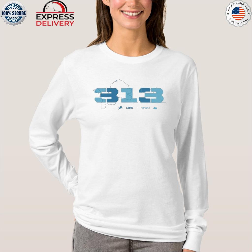 Ninja detroit lions 313 shirt, hoodie, sweater, long sleeve and