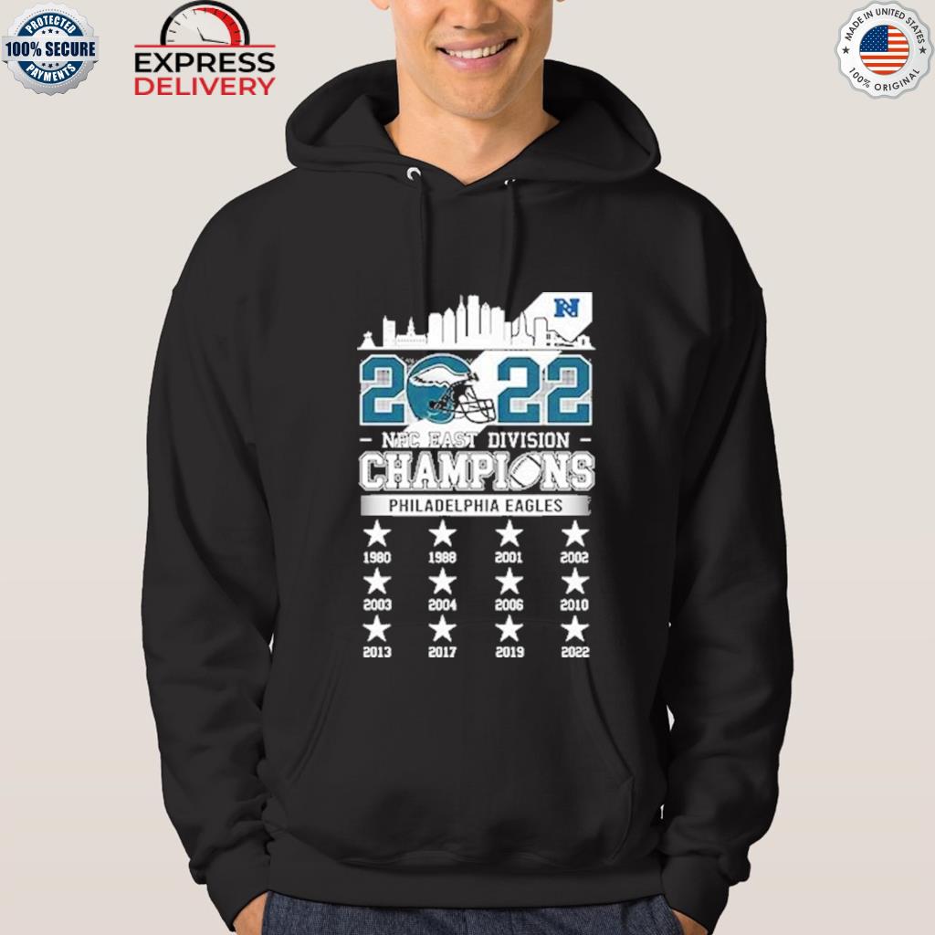 Philadelphia Eagles 2022 Nfc East Division Champions Matchup Skyline Shirt,  hoodie, sweater, long sleeve and tank top