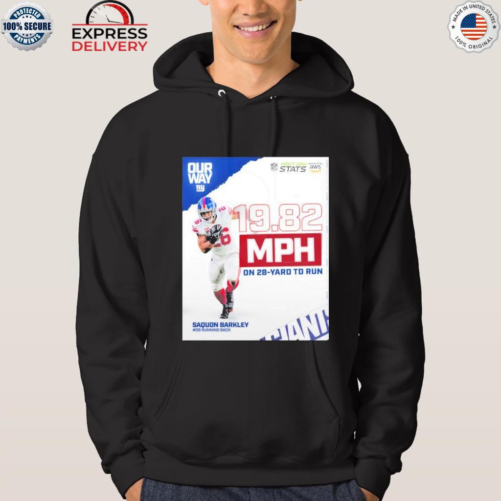 Saquon Barkley New York Giants Superstar Pose signature 2023 shirt, hoodie,  sweater, long sleeve and tank top