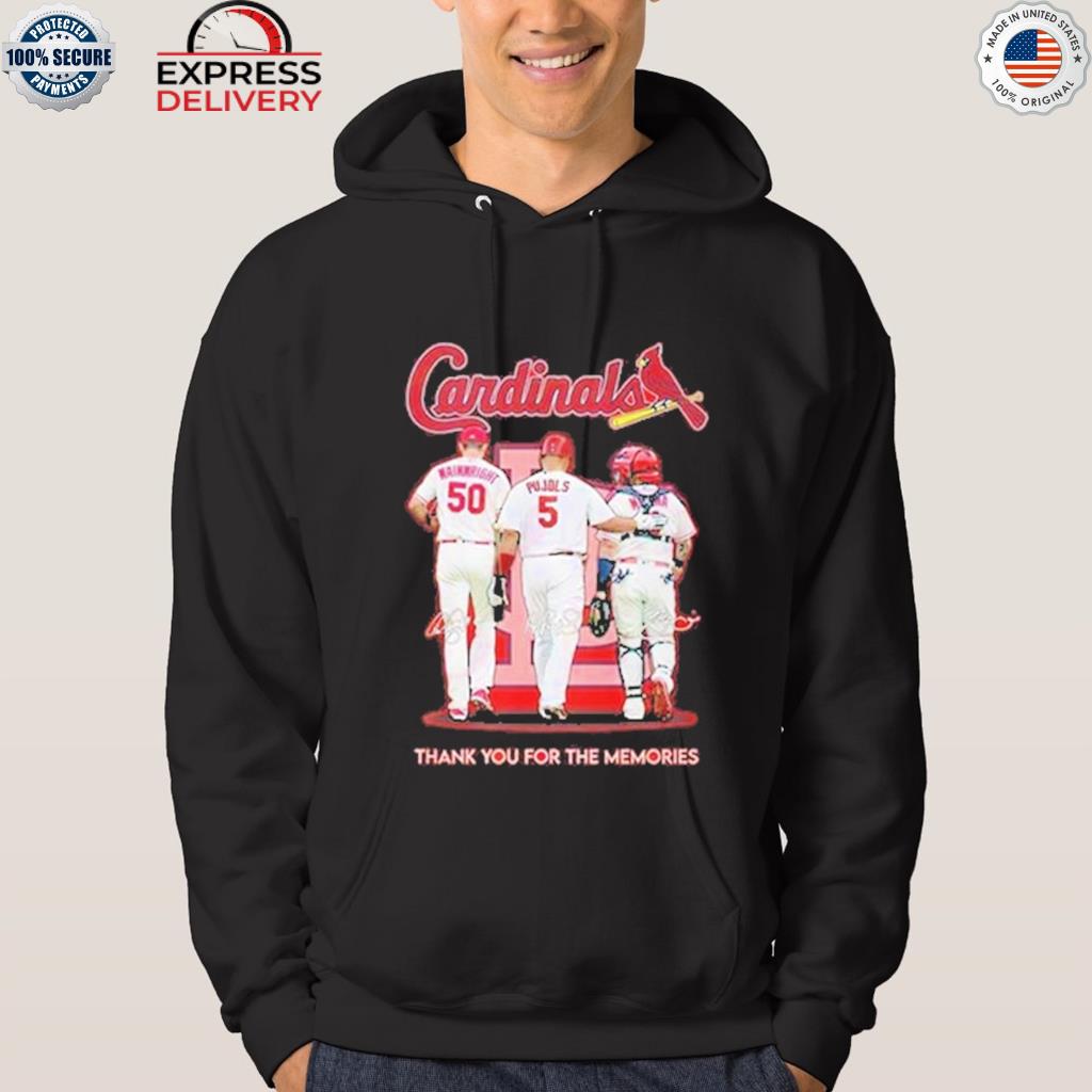 Cardinals Wainwright Pujols and Molina signatures shirt, hoodie