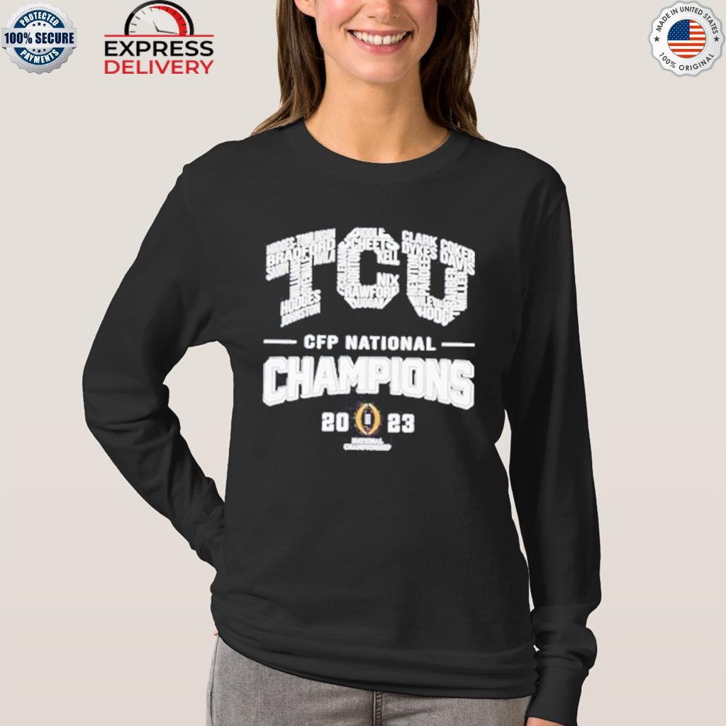 TCU Horned Frogs CFP National Champions 2023 T Shirt Unisex T Shirt