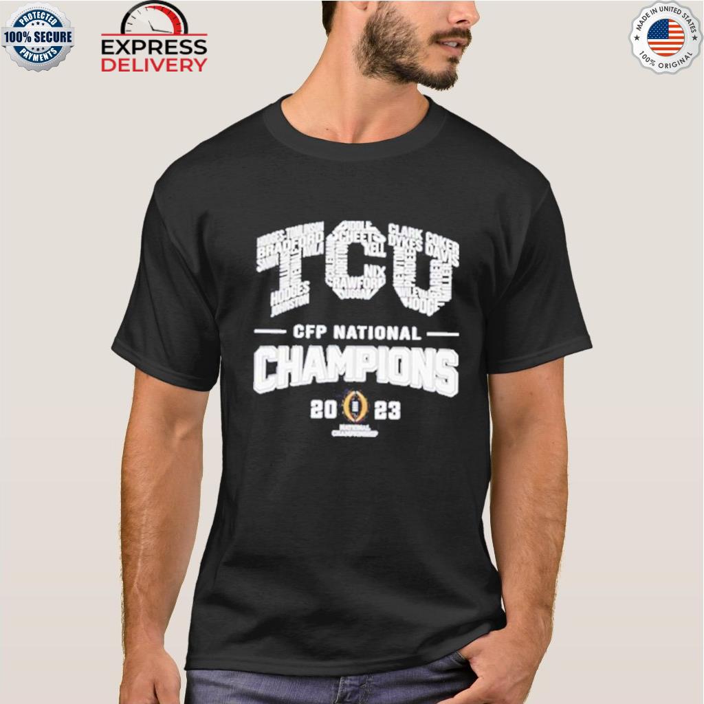 TCU Horned Frogs CFP National Champions 2023 T Shirt Unisex T Shirt