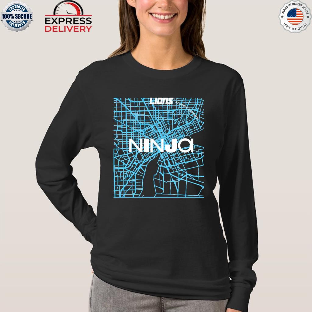 Ninja x Detroit Lions T-Shirt, Custom prints store