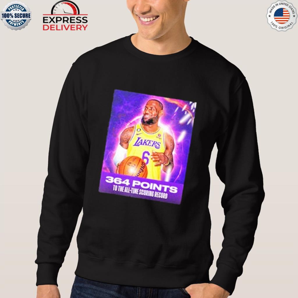 LeBron James NBA All-Time Scoring Record Split Points shirt, hoodie,  sweater, long sleeve and tank top