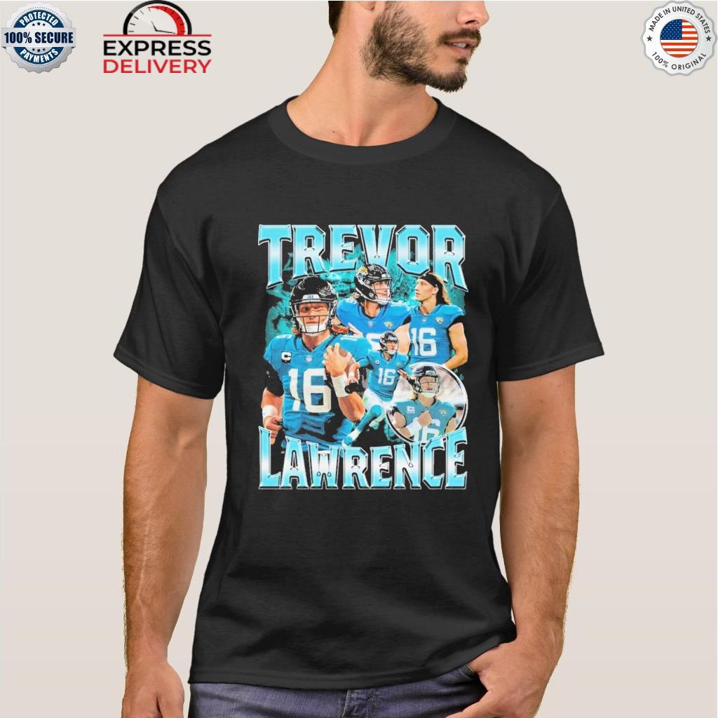 FREE shipping Number 16 Trevor Lawrence Jacksonville Jaguars shirt