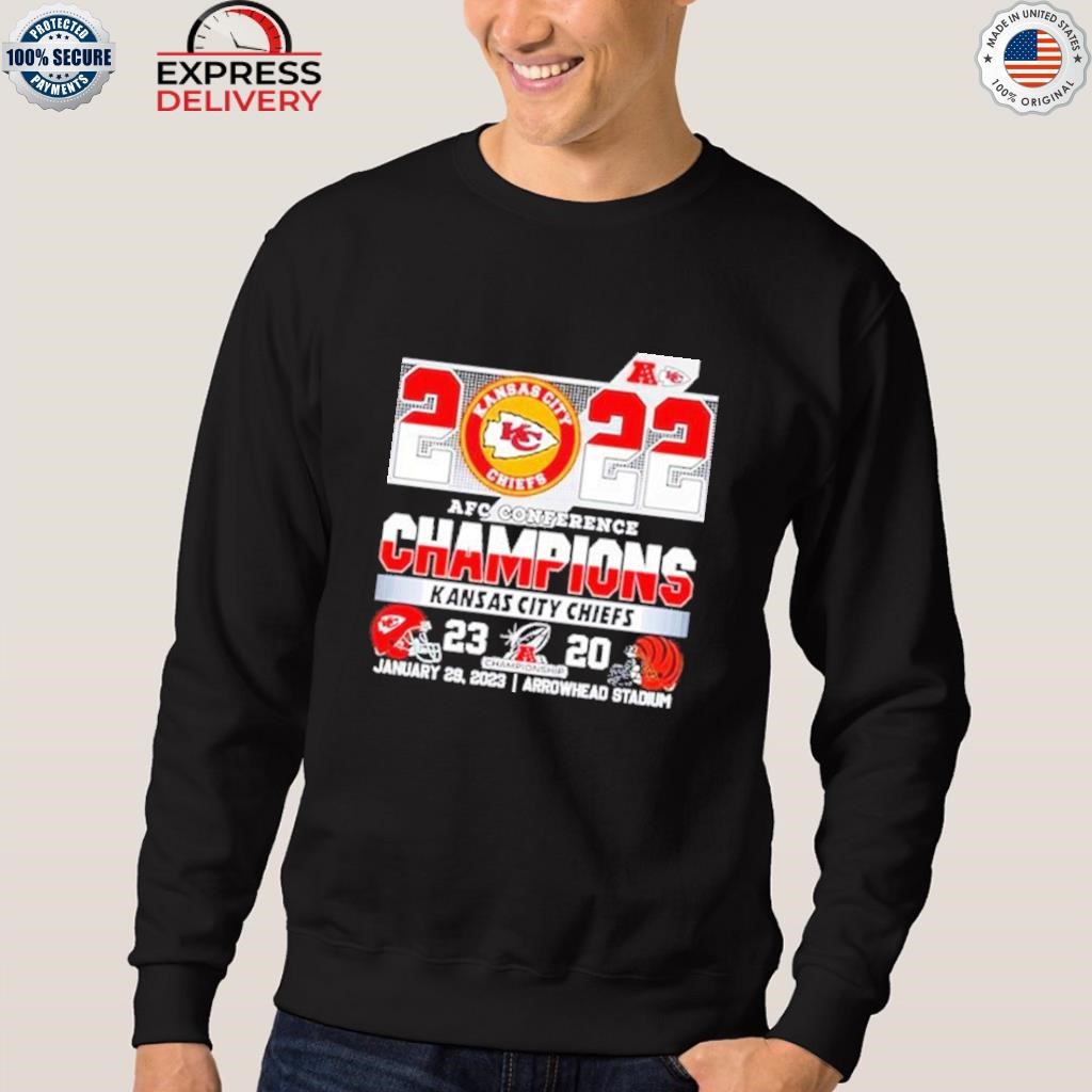 Official Bengals vs Chiefs 2022 afc conference championship super bowl shirt,  hoodie, sweater, long sleeve and tank top